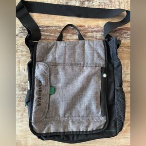 Starbucks Computer carrier crossbody bag with tons of compartments